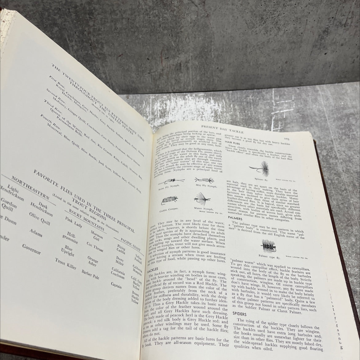 the standard book of fishing a abridgment of the fisherman's encyclopedia book, by bruce r. tuttle, 1956 Leather image 4