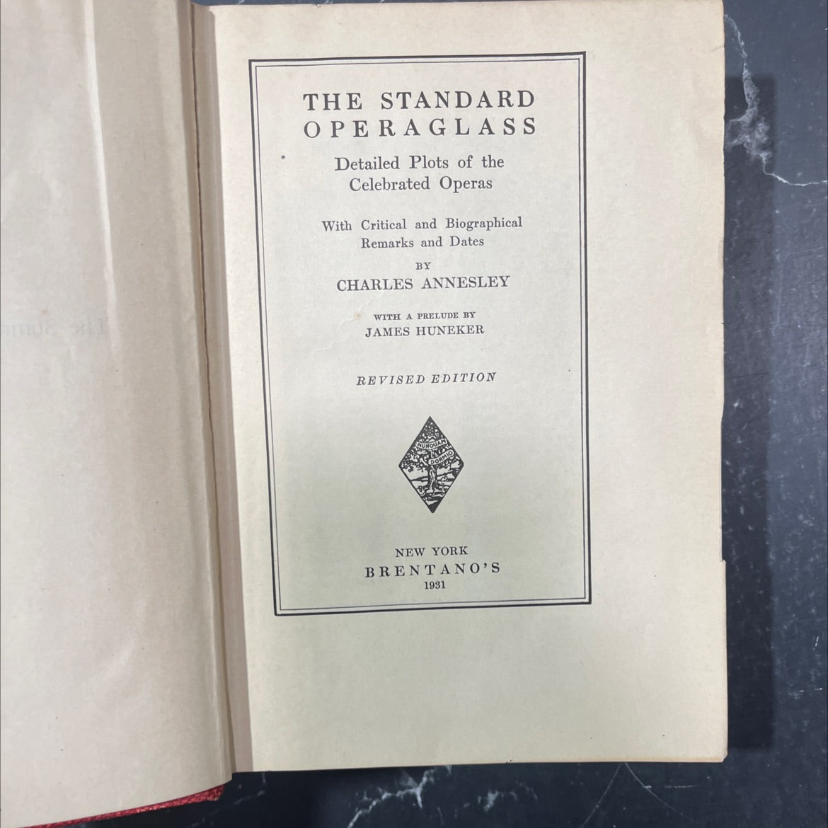 the standard opera glass detailed plots of the celebrated operas with critical and biographical remarks and dates book, image 2