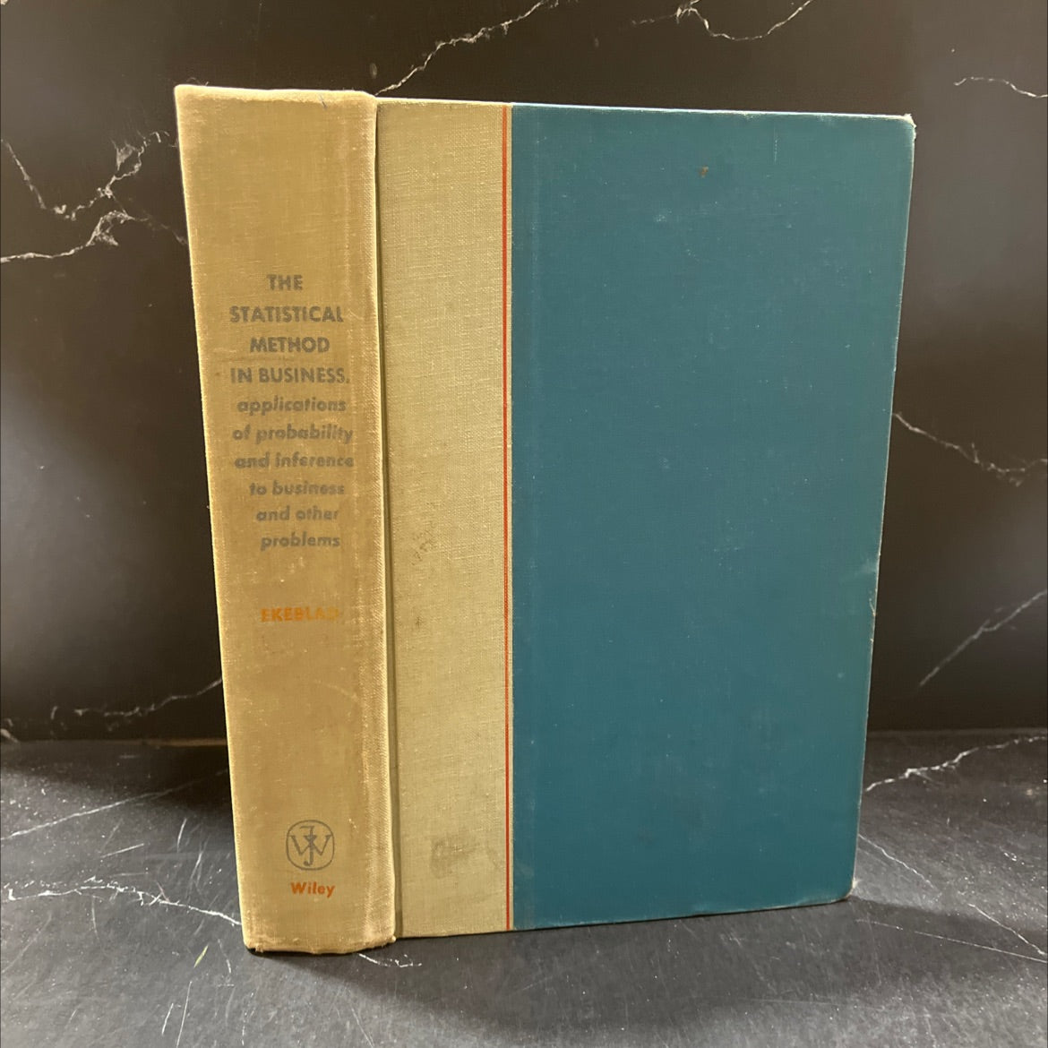 the statistical method in business book, by unknown, 1962 Hardcover image 1