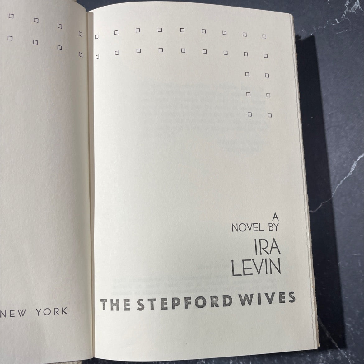 the stepford wives book, by ira levin, 1972 Hardcover image 2