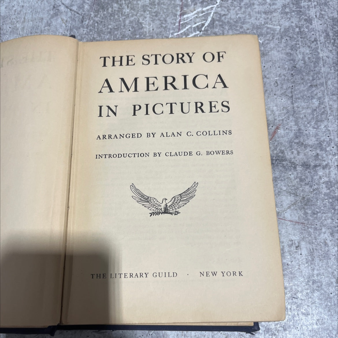 the story of america in pictures book, by alan c. collins, 1935 Hardcover image 2