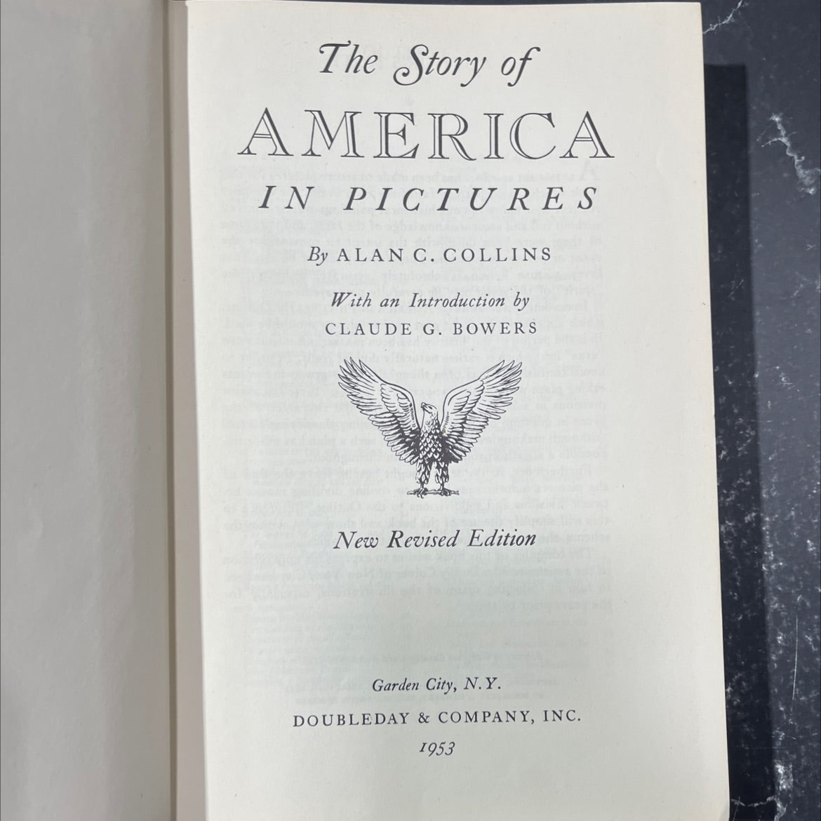 the story of america in pictures book, by alan c. collins, 1953 Hardcover image 2