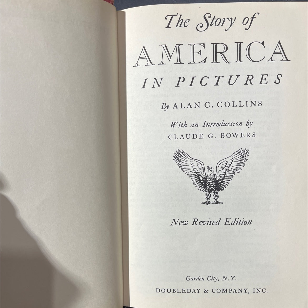 the story of america in pictures book, by alan c. collins, 1962 Hardcover image 2