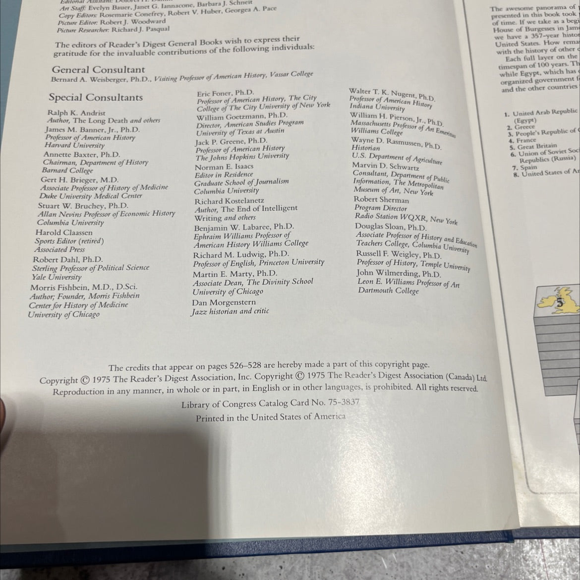 the story of america book, by The Reader's Digest Association, Inc., 1975 Hardcover image 3