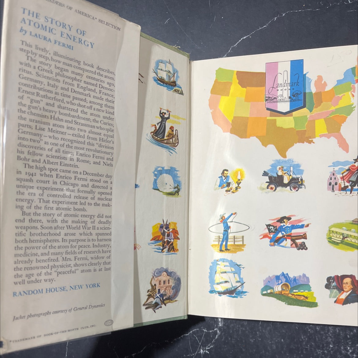 the story of atomic energy book, by Laura Fermi, 1961 Hardcover image 4