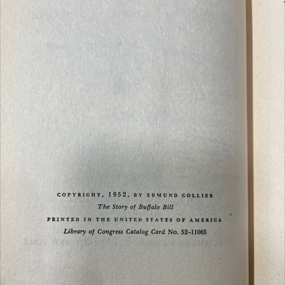 the story of buffalo bill book, by edmund collier, 1952 Hardcover image 3