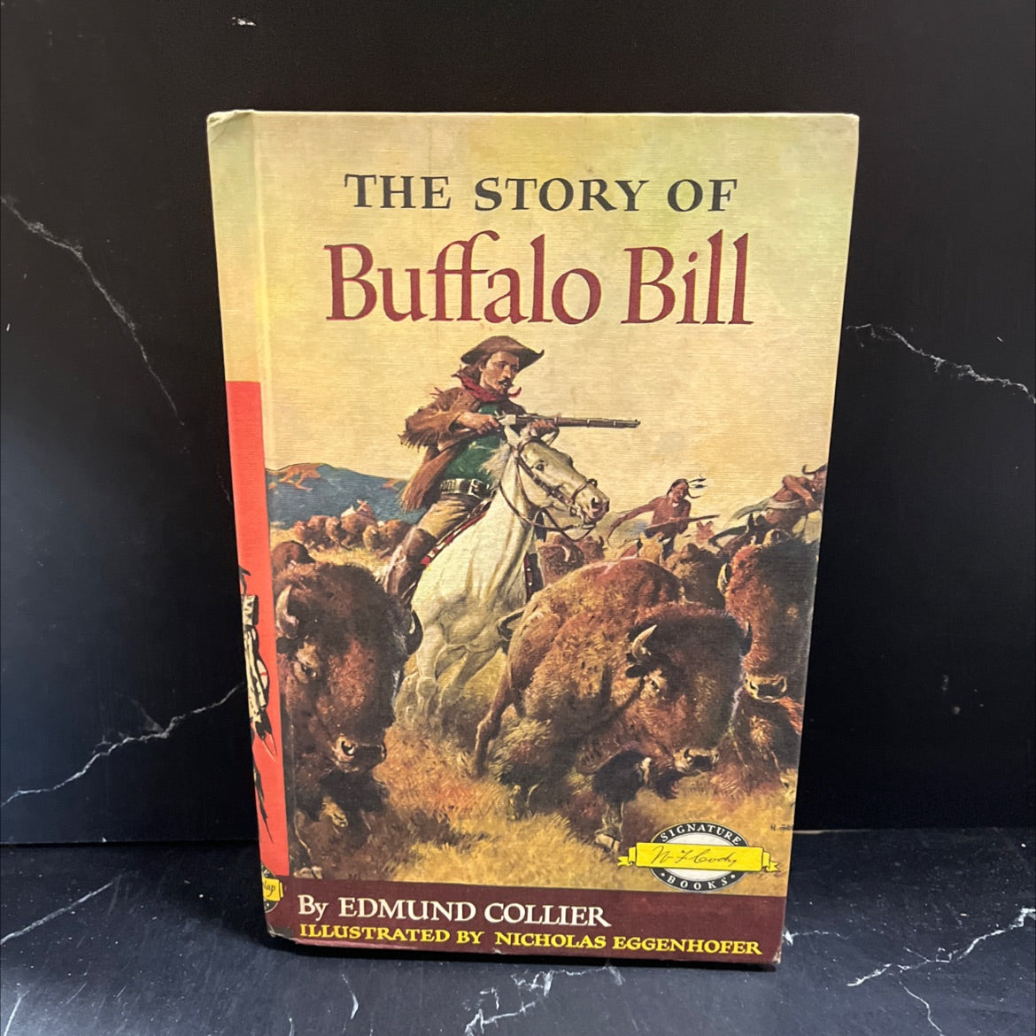 the story of buffalo bill book, by edmund collier, 1952 Hardcover image 1