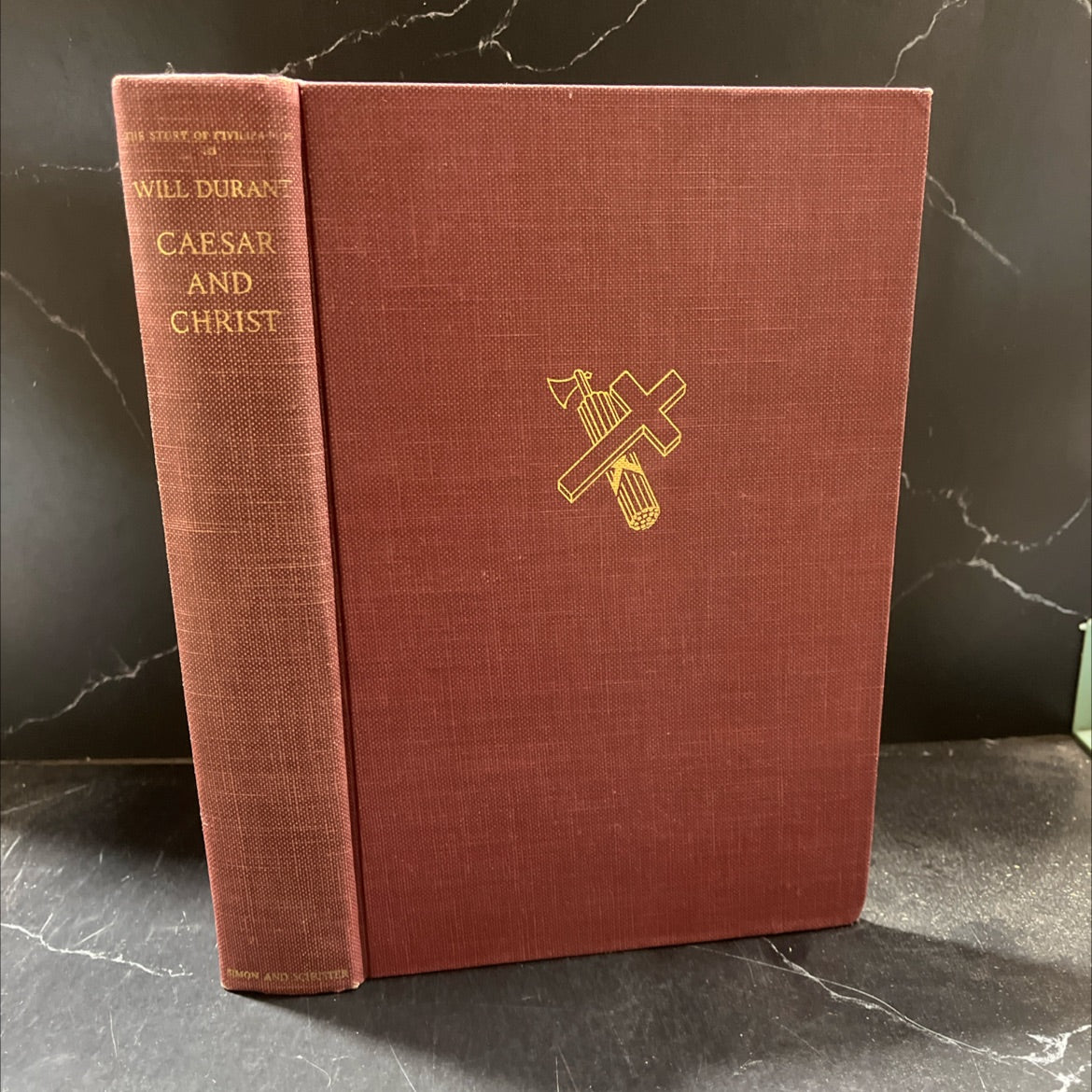 the story of civilization: part iii caesar and christ book, by Will Durant, 1944 Hardcover image 1