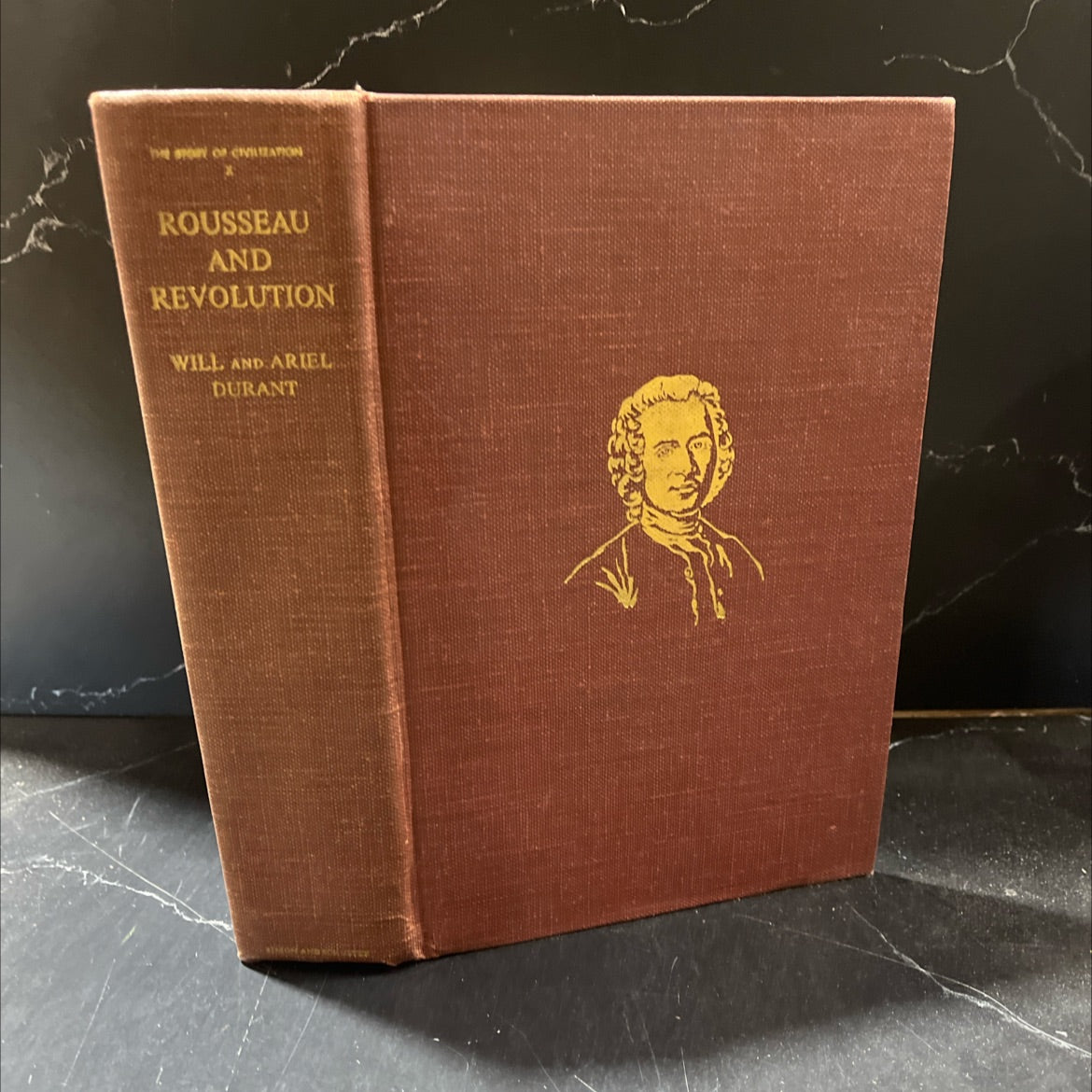 the story of civilization: part x rousseau and revolution book, by will and ariel durant, 1967 Hardcover image 1