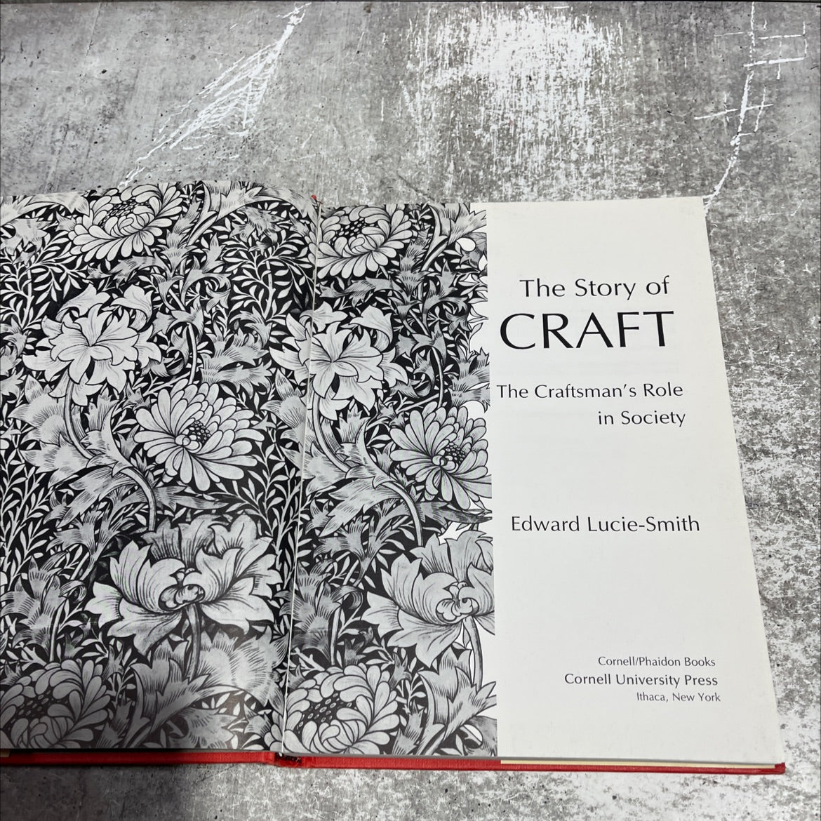 the story of craft the craftsman's role in society book, by edward lucie-smith, 1981 Hardcover image 2