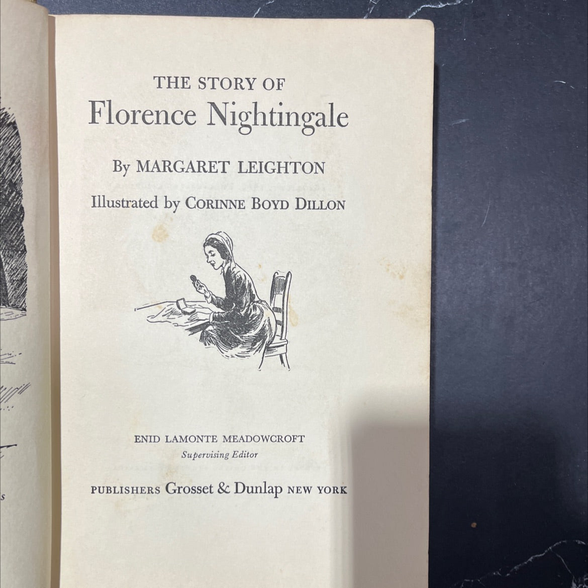 the story of florence nightingale book, by margaret leighton, 1952 Hardcover image 2