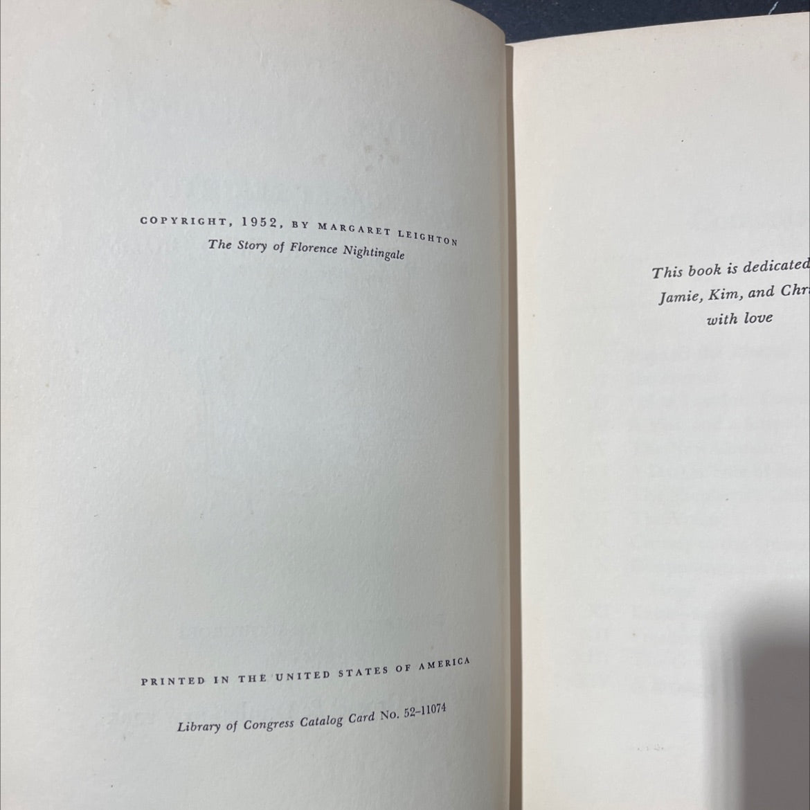 the story of florence nightingale book, by margaret leighton, 1952 Hardcover image 3