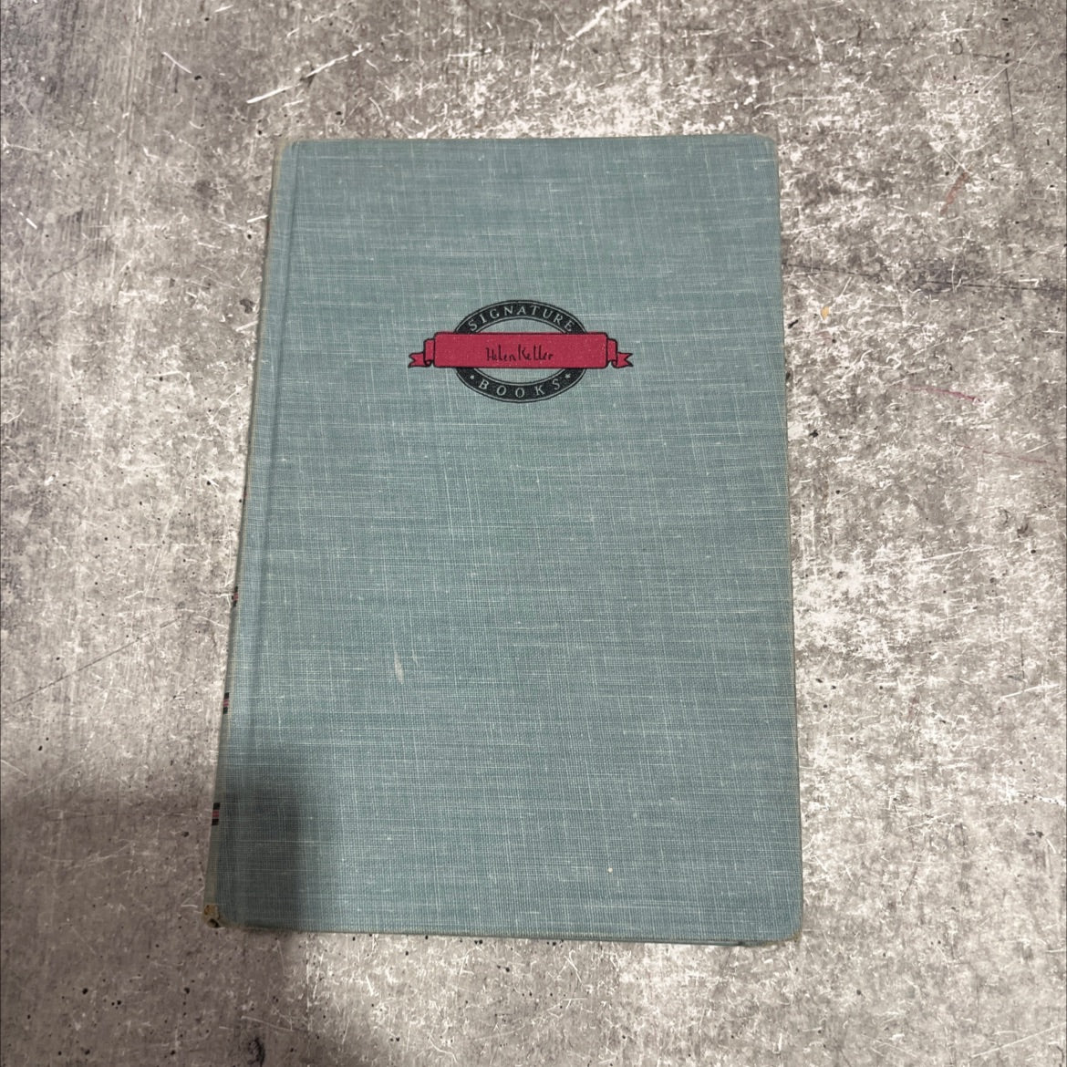 the story of helen keller book, by lorena a. hickok, 1958 Hardcover image 1