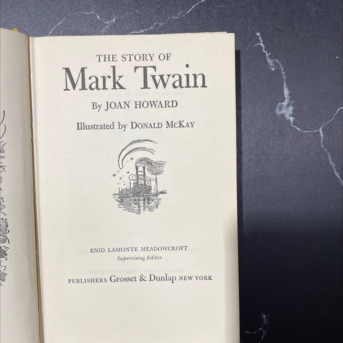 the story of mark twain book, by joan howard, 1953 Hardcover image 2