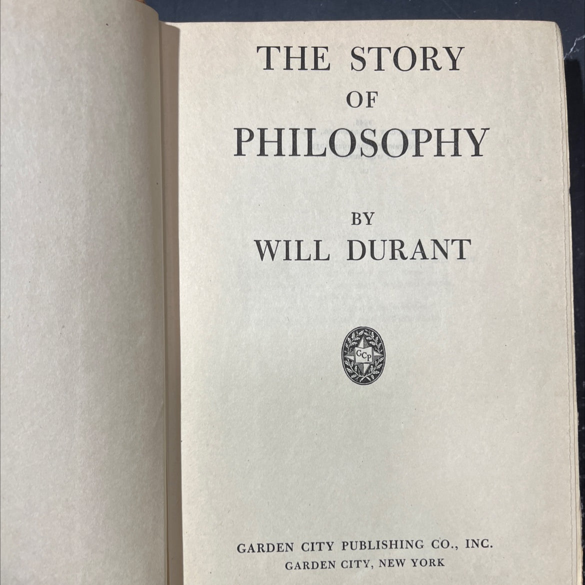 the story of philosophy book, by will durant, 1943 Hardcover image 2