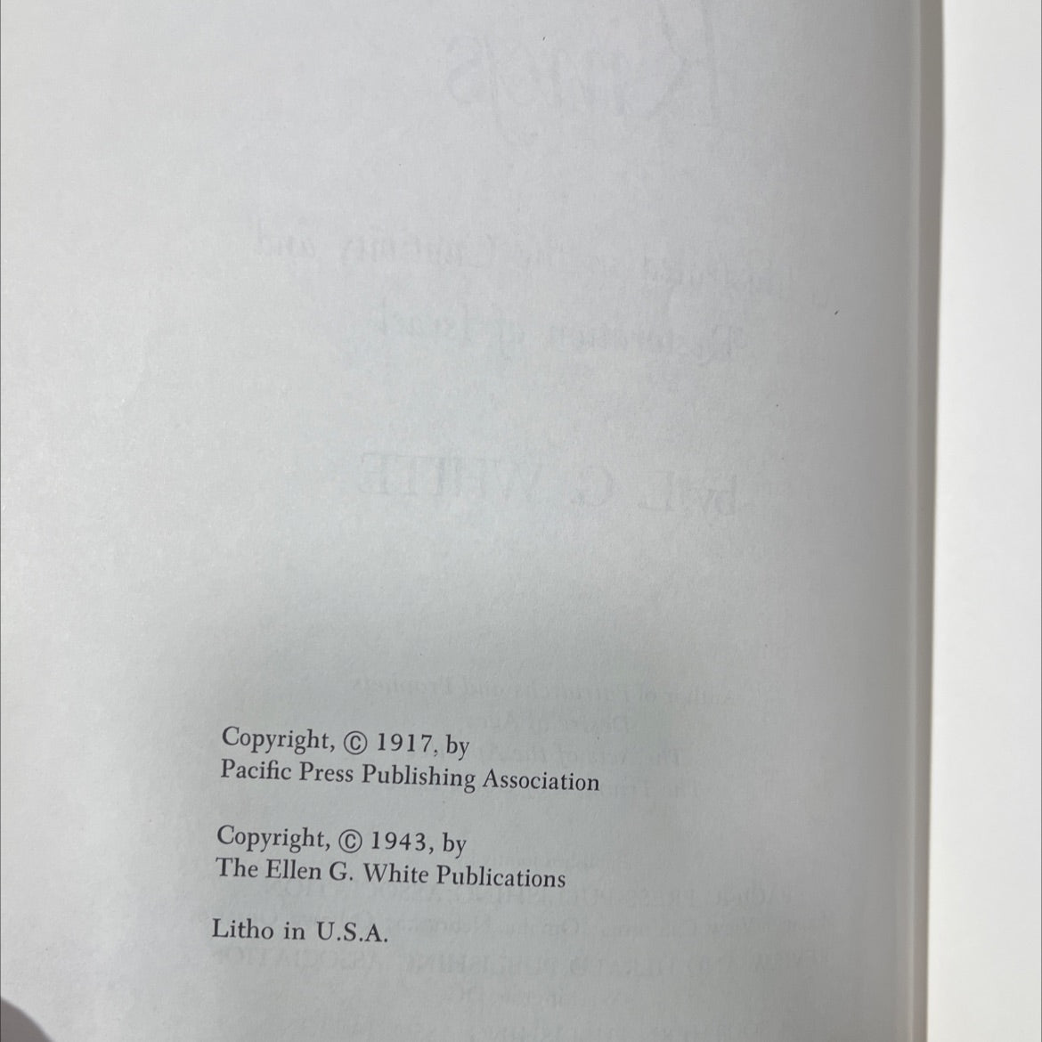 the story of prophets and kings as illustrated in the captivity and restoration of israel book, by e. g. white, 1943 image 3