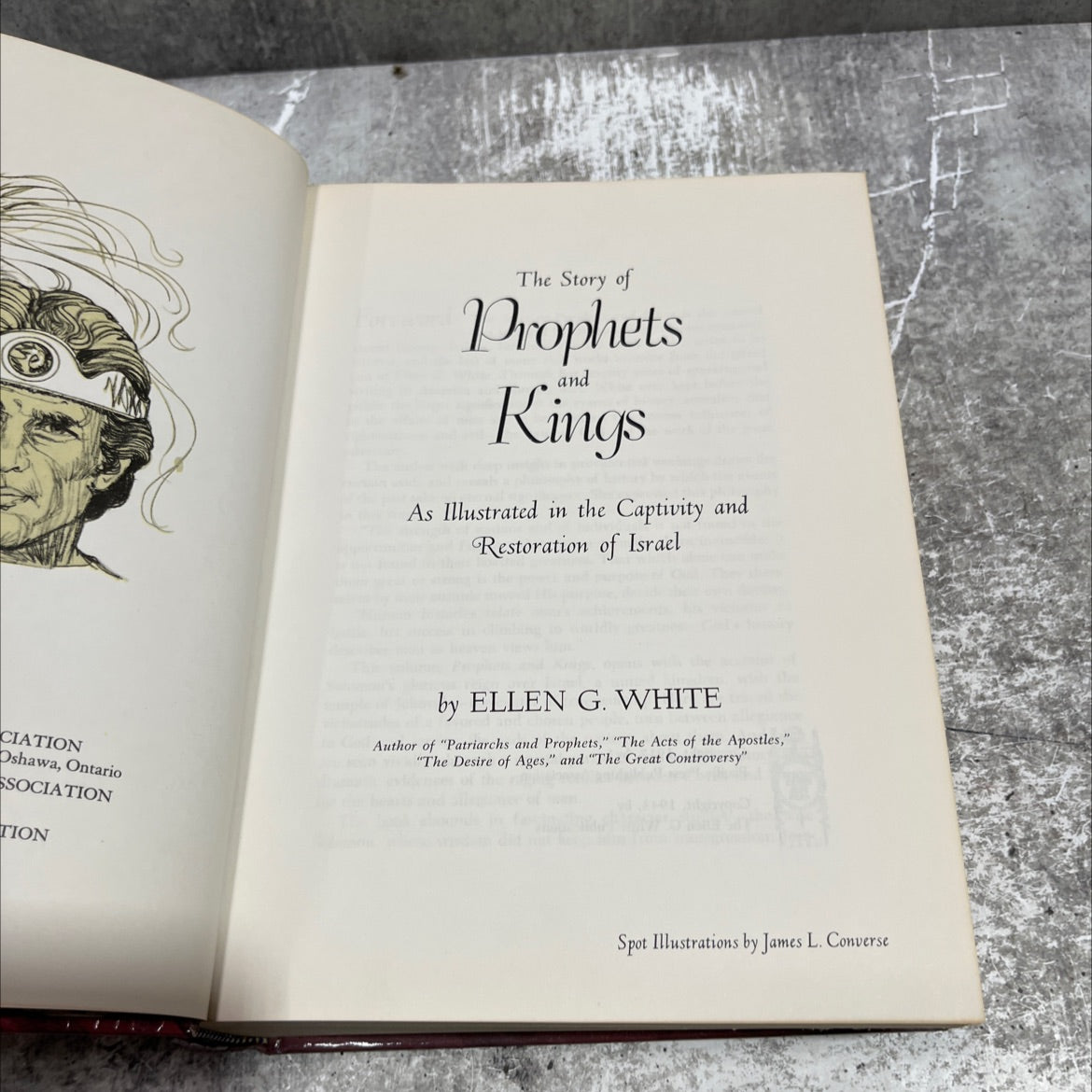 the story of prophets and kings as illustrated in the captivity and restoration of israel book, by ellen g. white, 1943 image 2