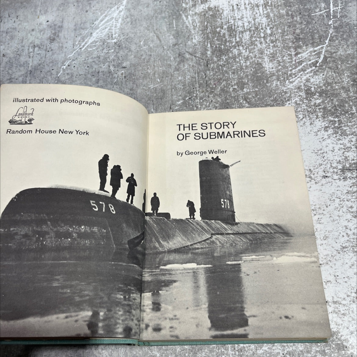 the story of submarines book, by George Weller, 1962 Hardcover image 2