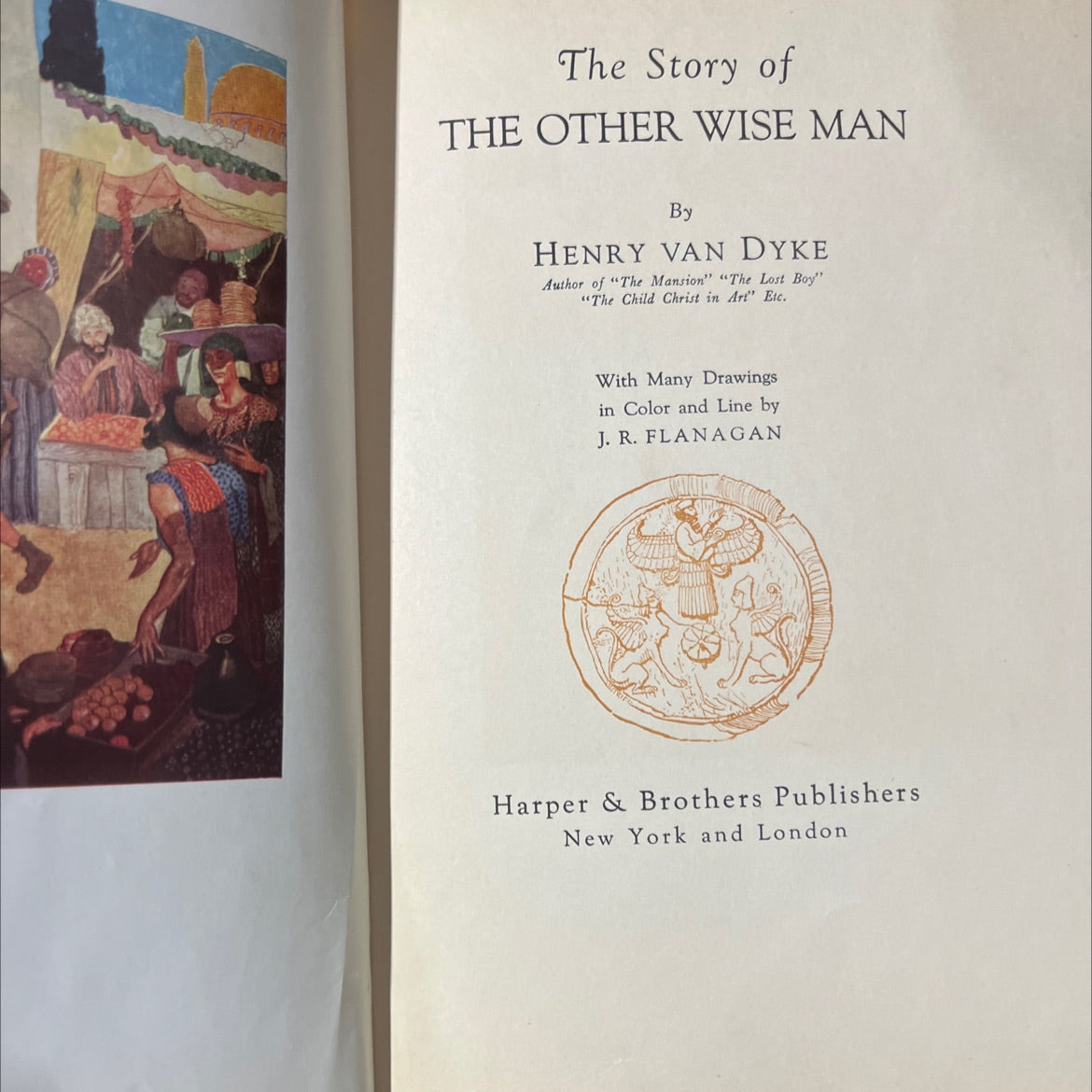 the story of the other wise man book, by henry van dyke, 1923 Hardcover image 2