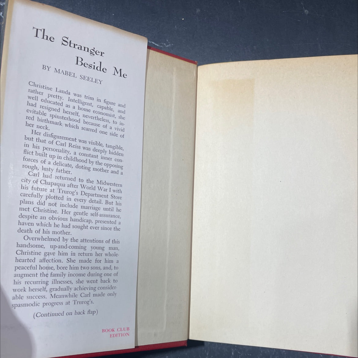 the stranger beside me book, by Mabel Seeley, unknown Hardcover image 4