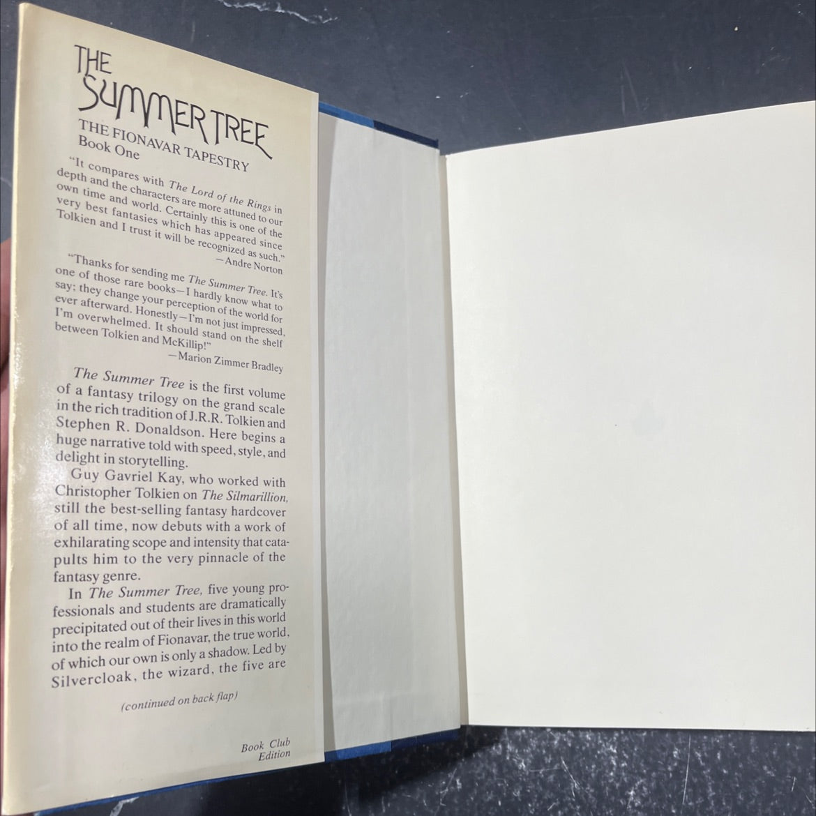 the summer tree book, by Guy Gavriel Kay, 1984 Hardcover image 4