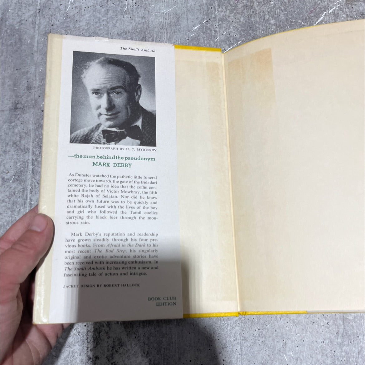 the sunlit ambush book, by mark derby, 1955 Hardcover image 4