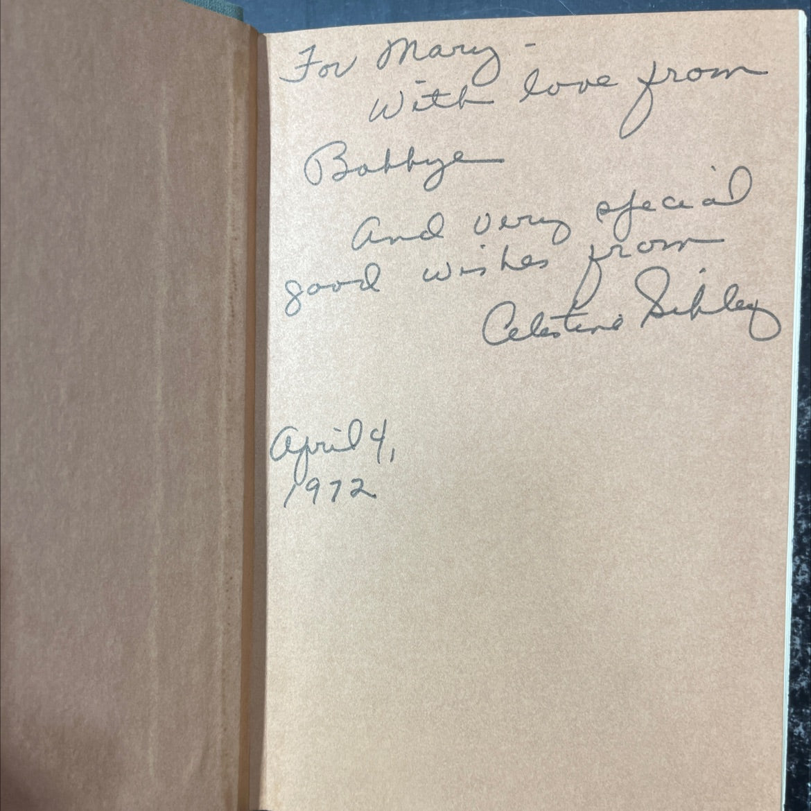 SIGNED the sweet apple gardening book book, by celestine sibley, 1972 Hardcover, First Edition, Vintage image 4