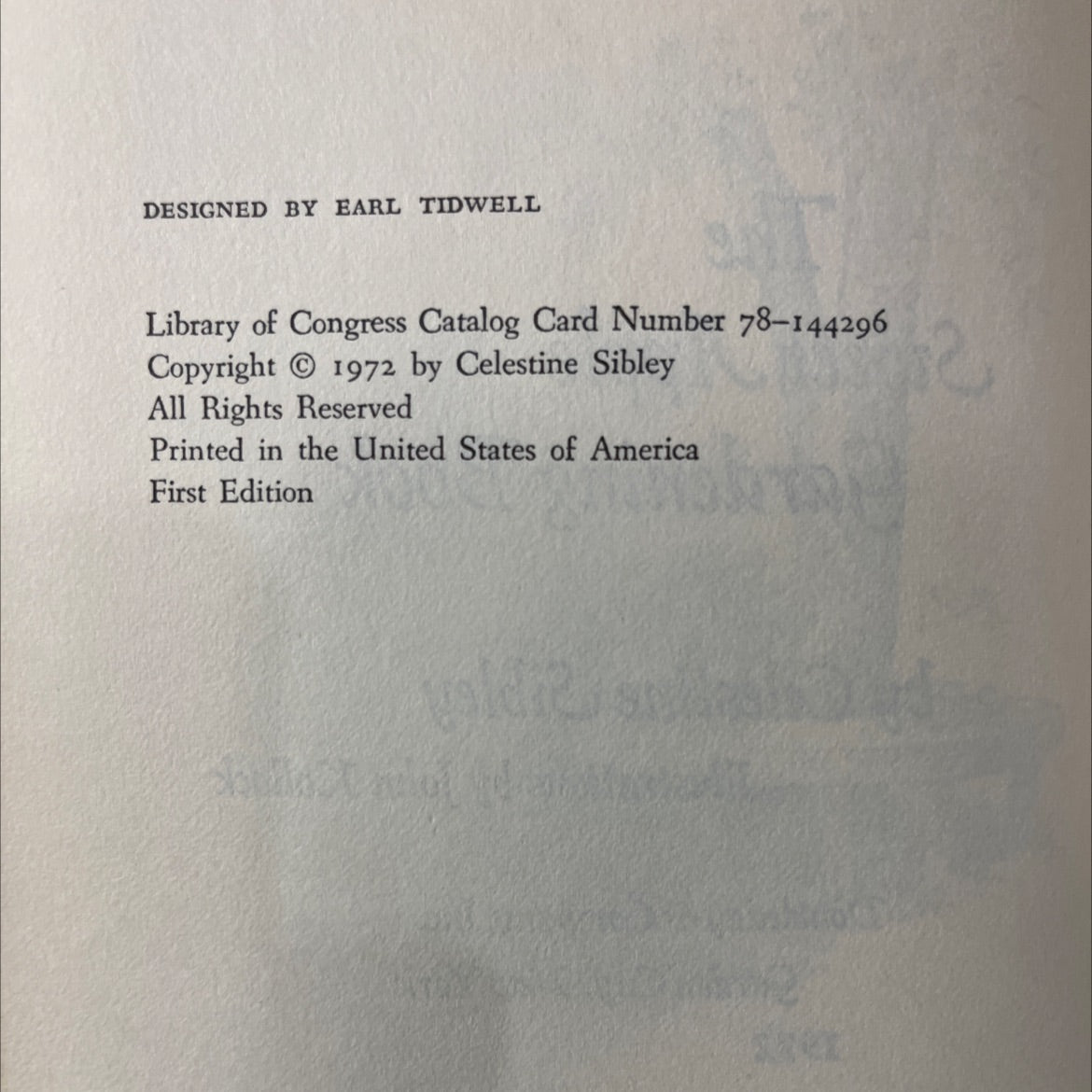 SIGNED the sweet apple gardening book book, by celestine sibley, 1972 Hardcover, First Edition, Vintage image 3