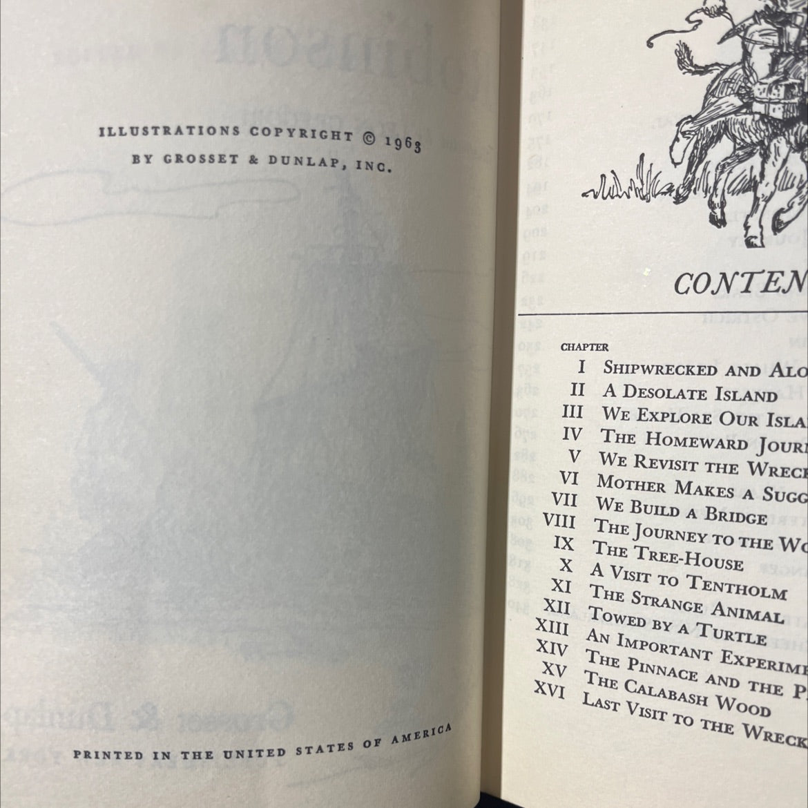 the swiss family robinson book, by william h. g. kingston, 1963 Hardcover image 3