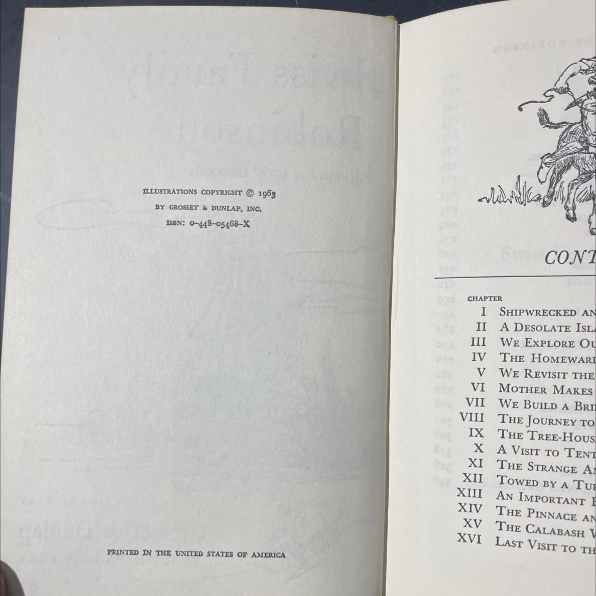 the swiss family book, by william h. g. kingston, 1970 Hardcover image 3
