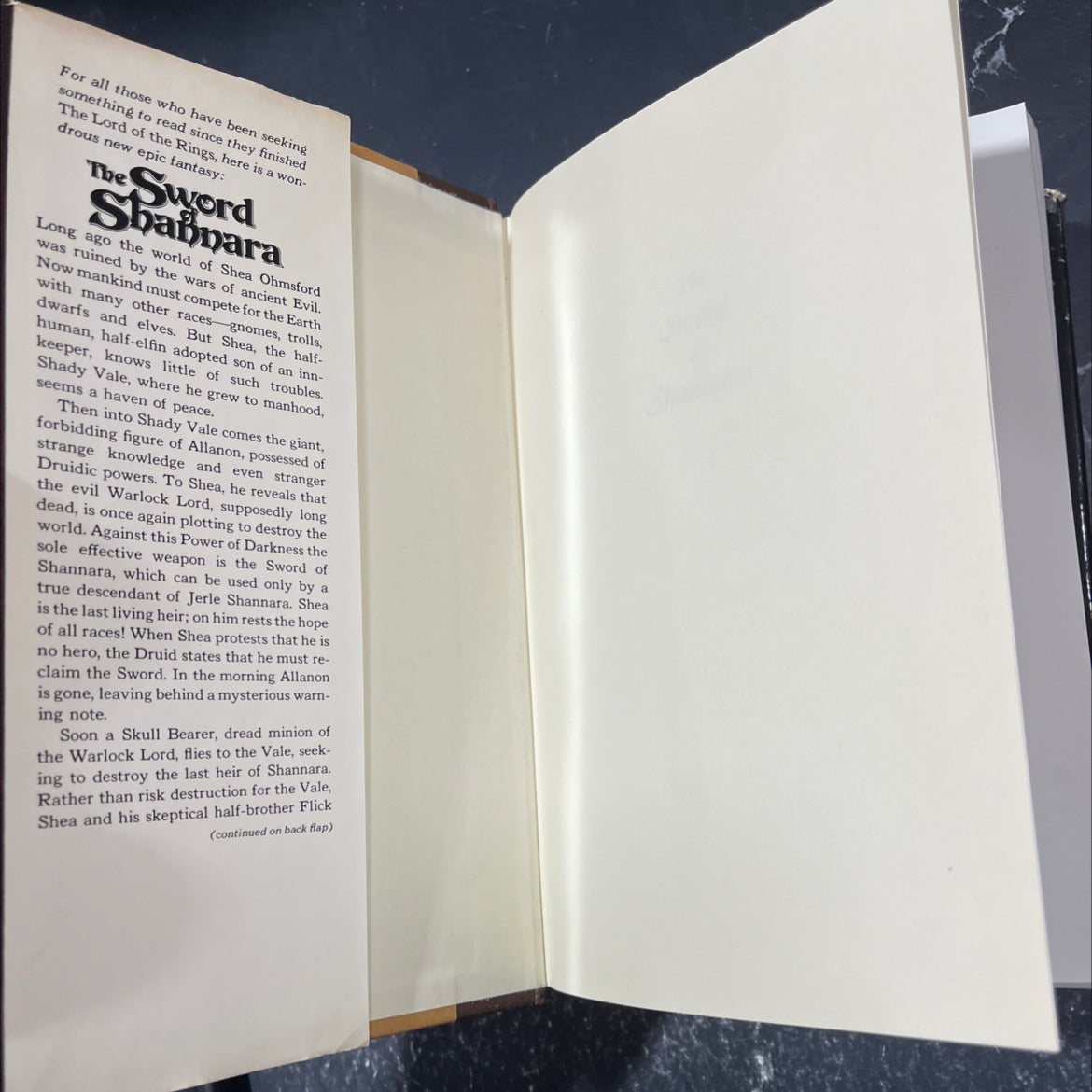 the sword of shannara book, by terry brooks, 1977 Hardcover image 4