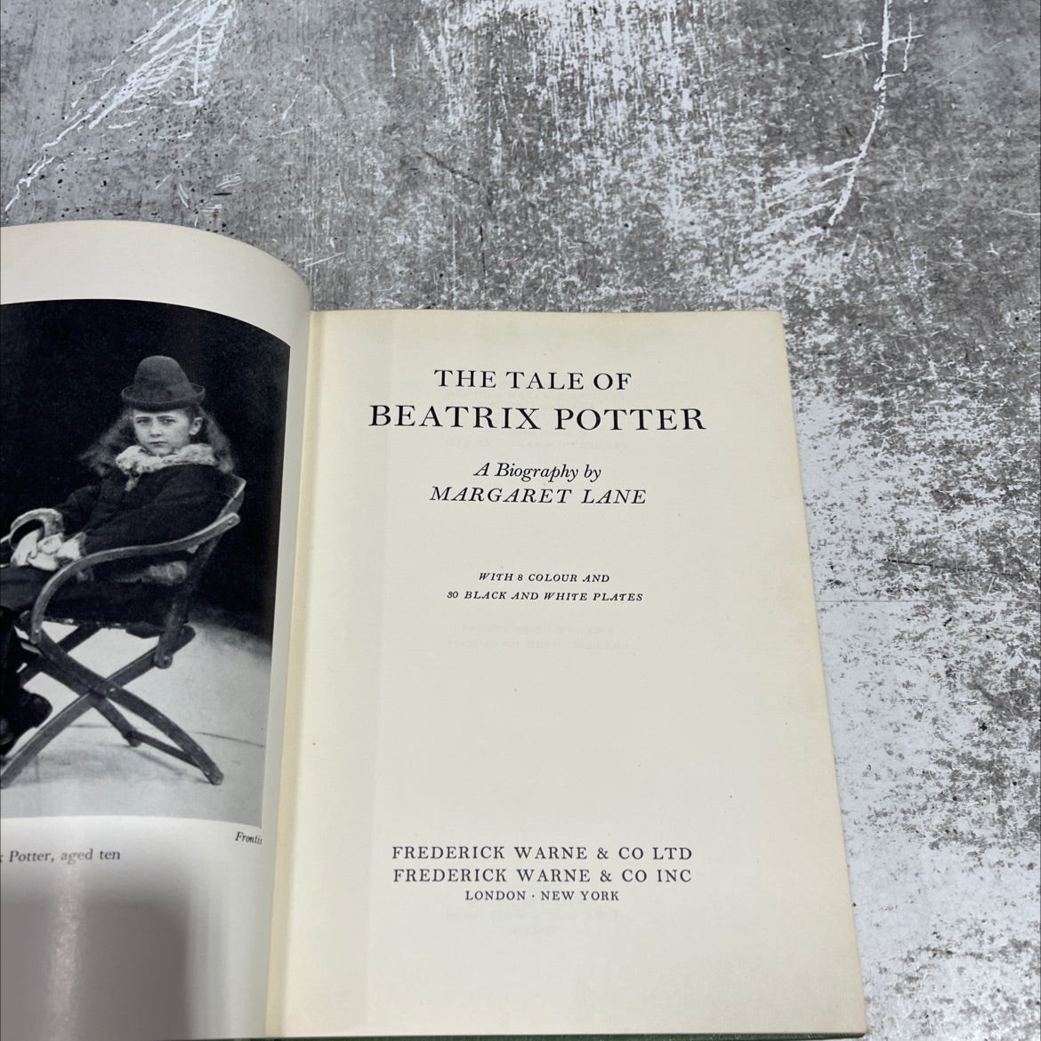the tale of beatrix potter book, by margaret lane, 1968 Hardcover image 2