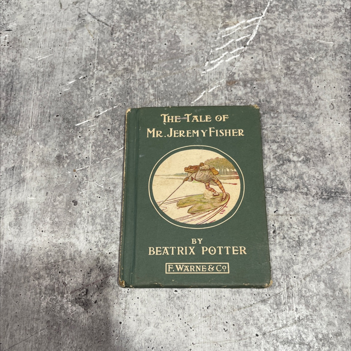 the tale of mr. jeremy fisher book, by beatrix potter, 1934 Hardcover image 1