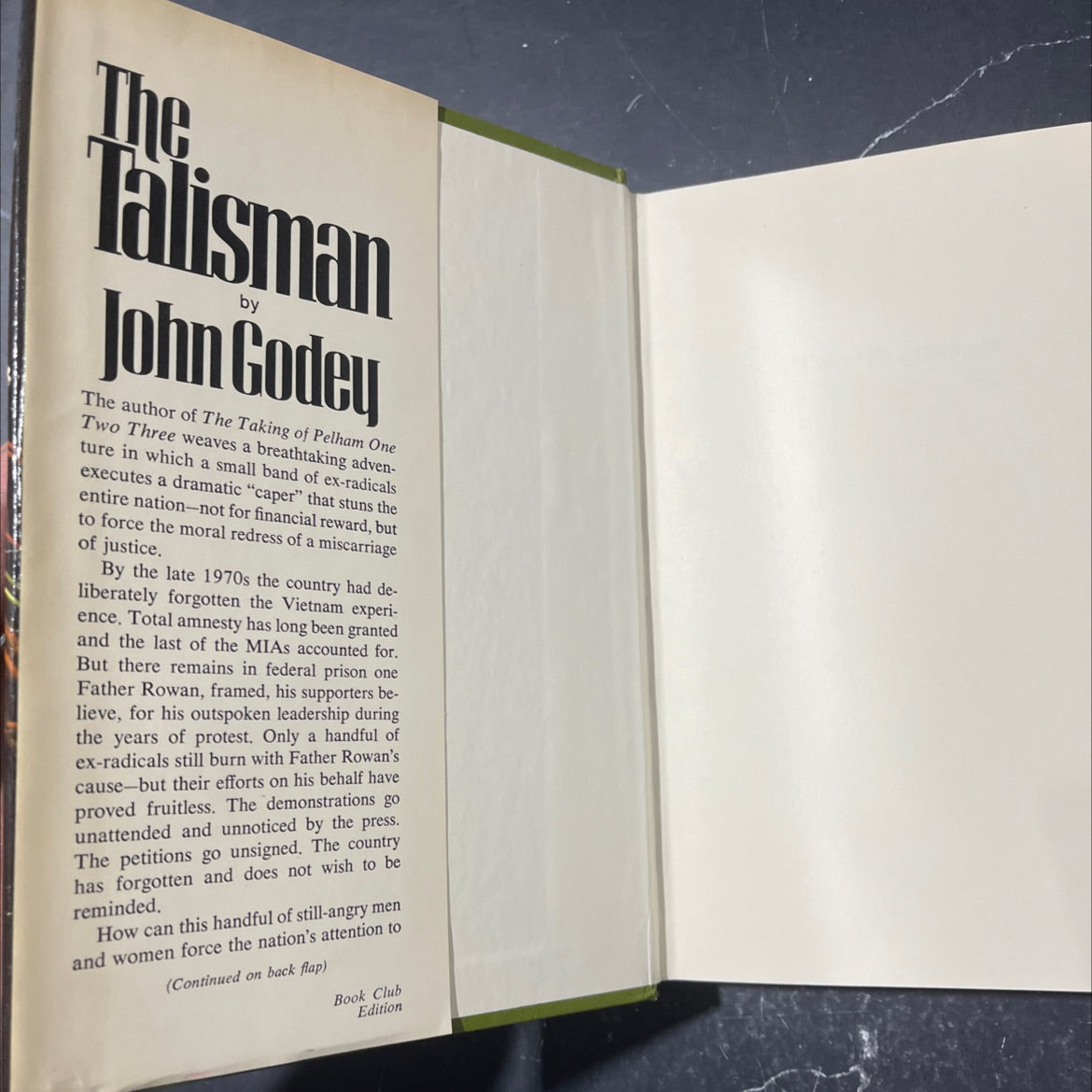 the talisman book, by John Godey, 1976 Hardcover image 4