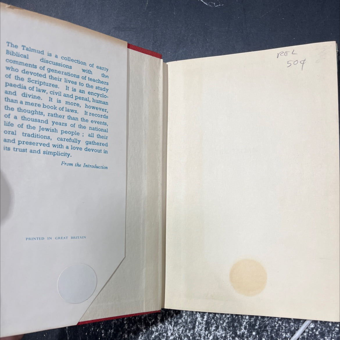 the talmud selections from the contents of that ancient book its commentaries teachings poetry and legends book, by h. image 4