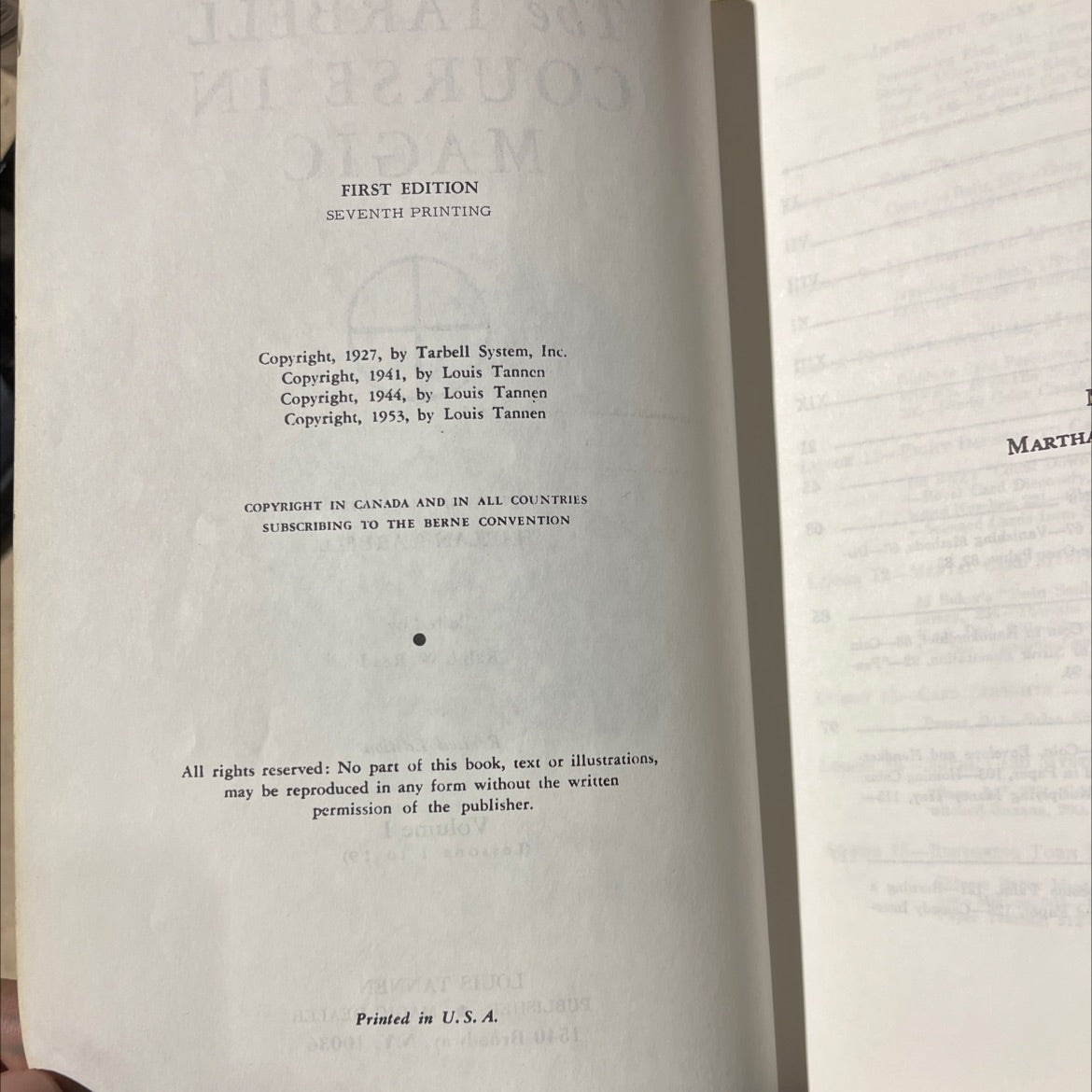 the tarbell course in magic book, by harlan tarbell, 1953 Hardcover image 3