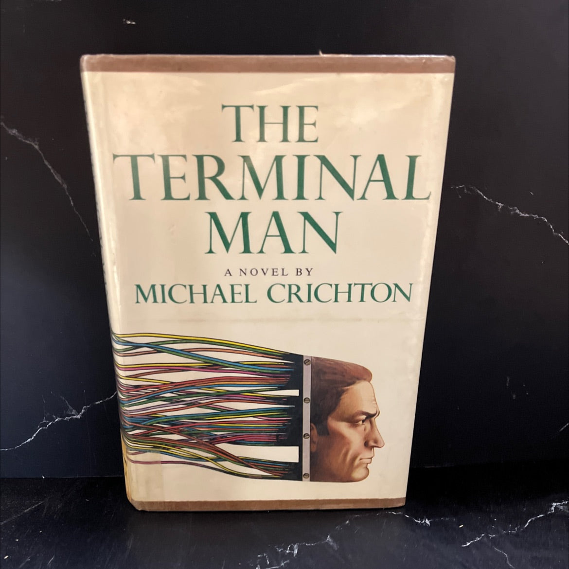 the terminal man book, by michael crichton, 1972 Hardcover image 1