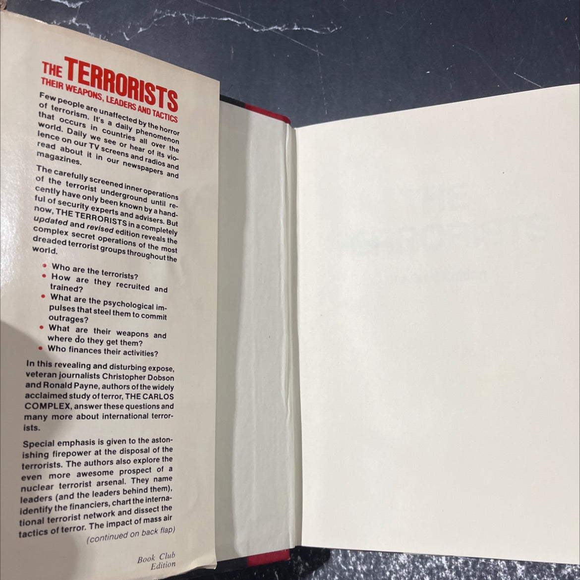 the terrorists revised edition their weapons, leaders and tactics book, by Christopher Dobson and Ronald Payne, 1982 image 4