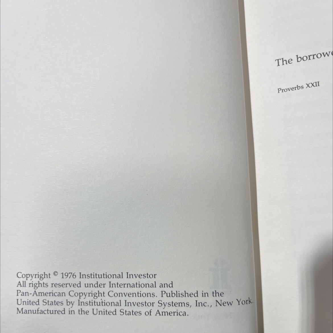 the theory and practice of bond portfolio management book, by Peter L. Bernstein, 1976 Hardcover image 3