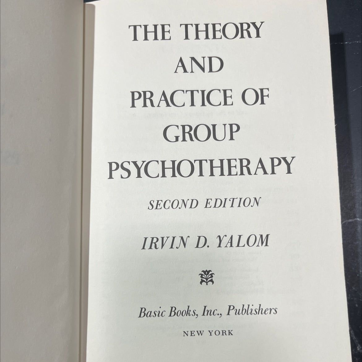 the theory and practice of group psychotherapy book, by irvin d. yalom, 1975 Hardcover image 2
