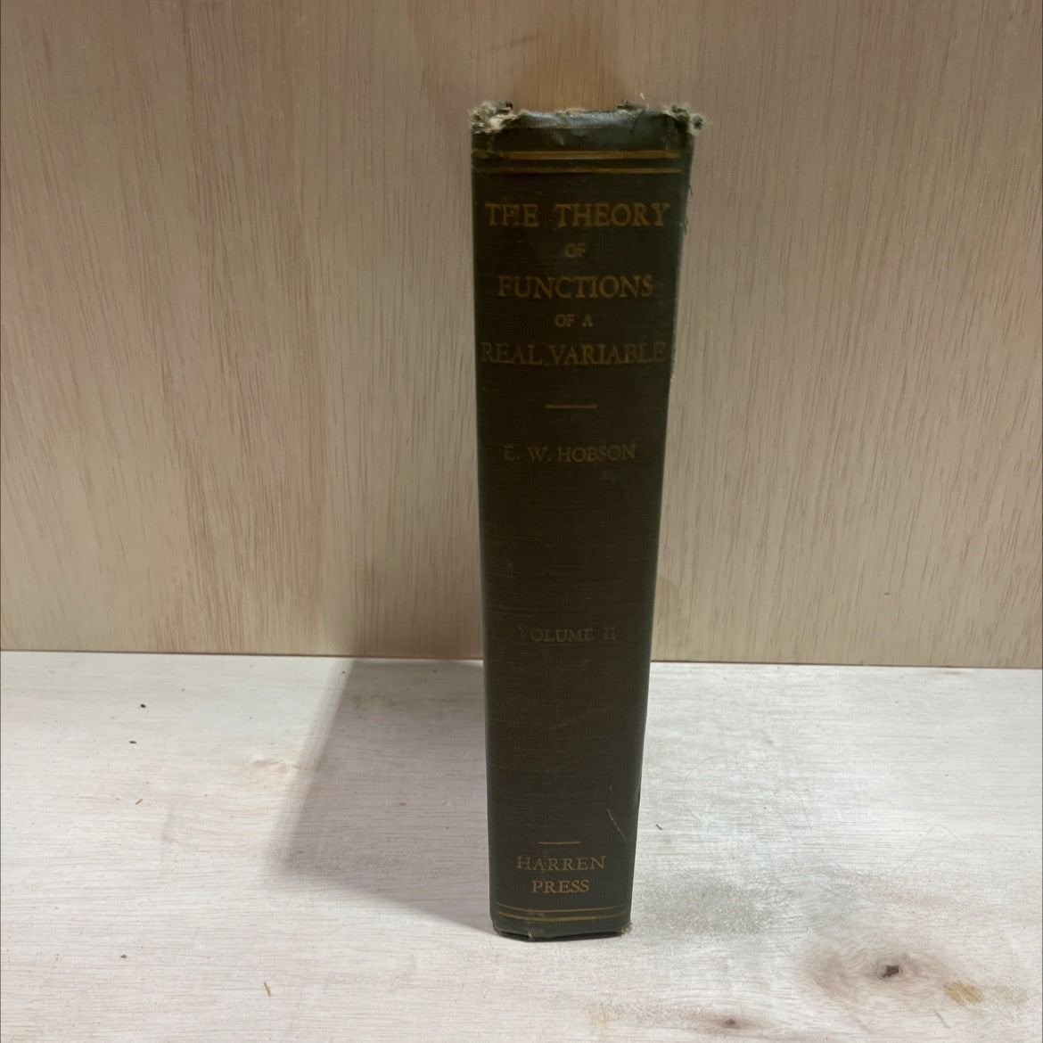 the theory of functions of a real variable and the theory of fourier's series book, by e. w. hobson, 1950 Hardcover image 4