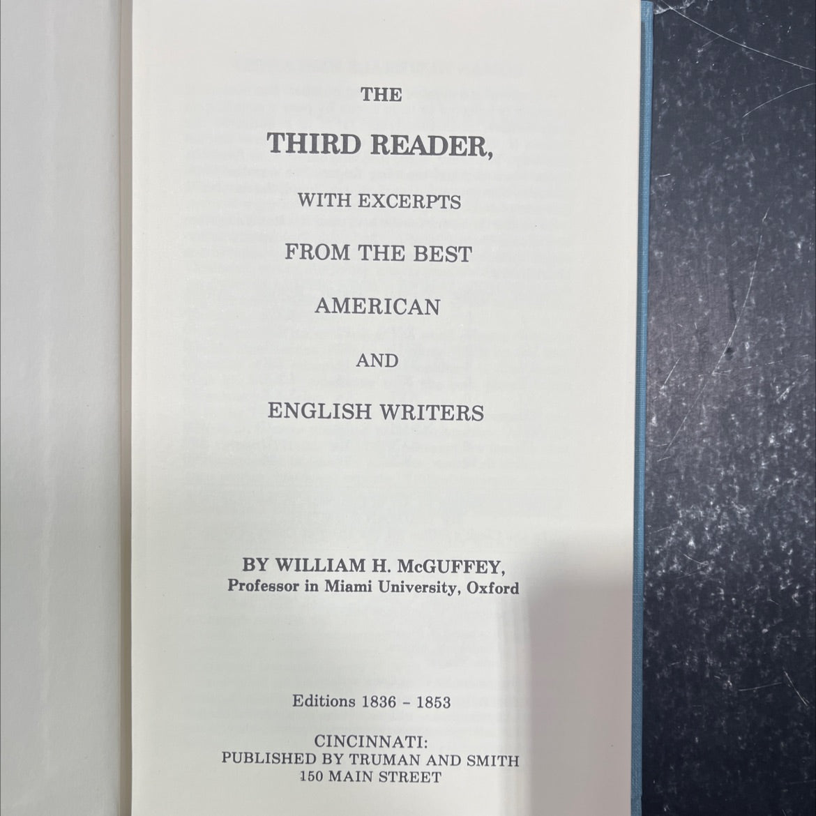 the third reader, with excerpts from the best american and english writers book, by william h. mcguffey, 1983 Hardcover image 2