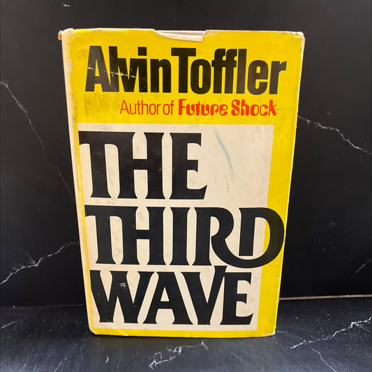 the third wave book, by alvin toffler, 1980 Hardcover image 1