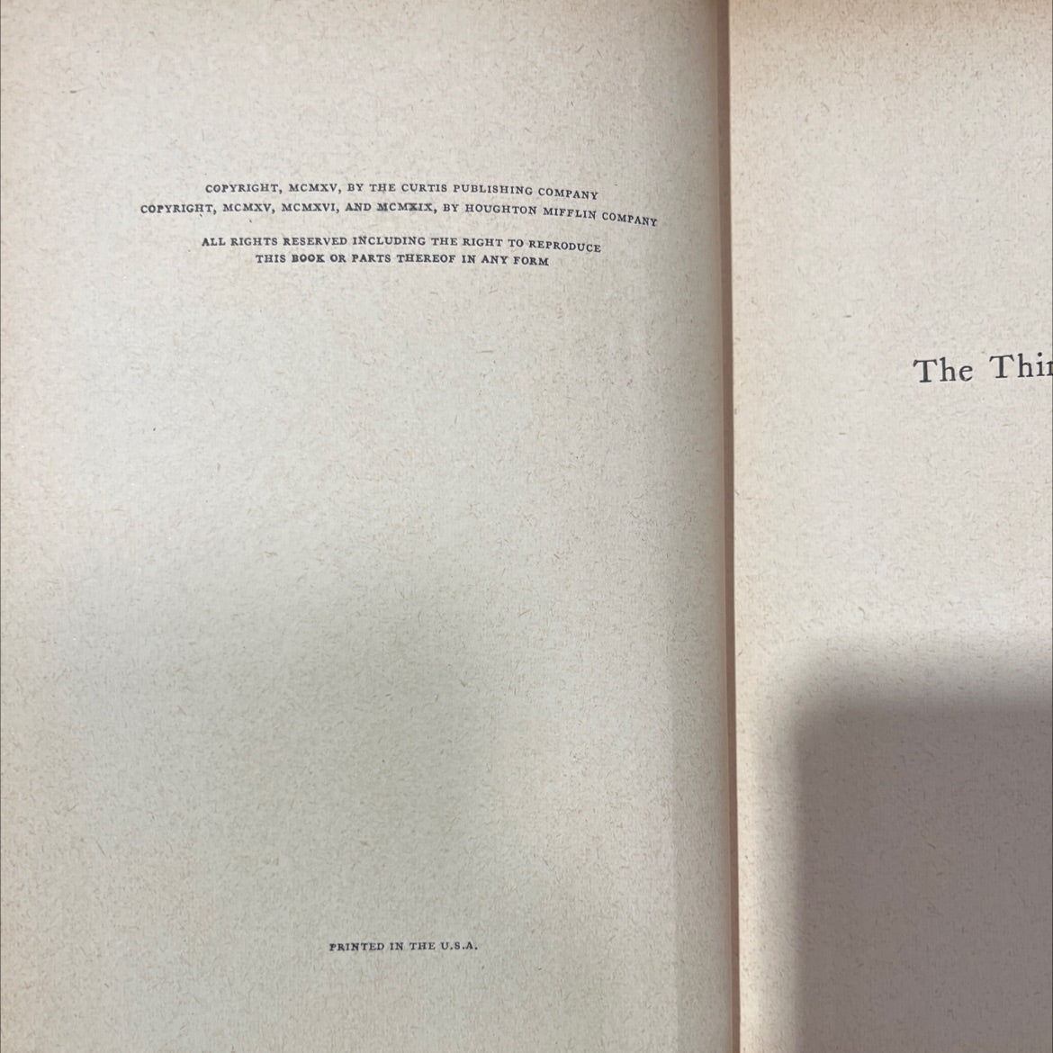 the thirty-nine steps book, by john buchan, 1919 Hardcover image 3