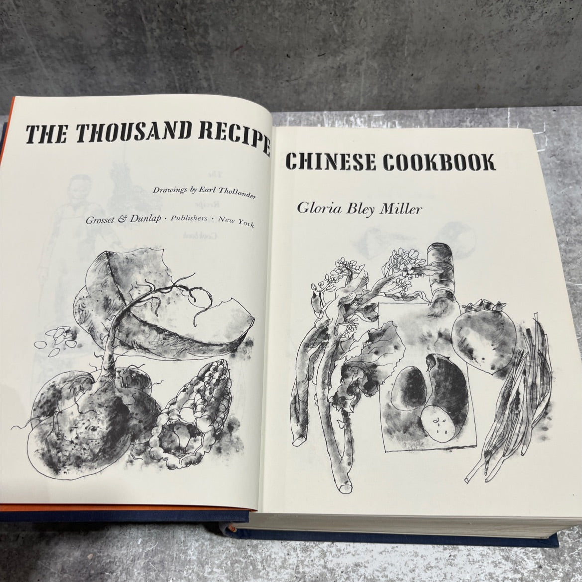 the thousand recipe chinese cookbook book, by gloria bley miller, 1977 Hardcover image 2