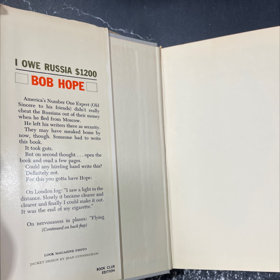 SIGNED the three iron book, by bob hope, 1963 Hardcover, Vintage image 4