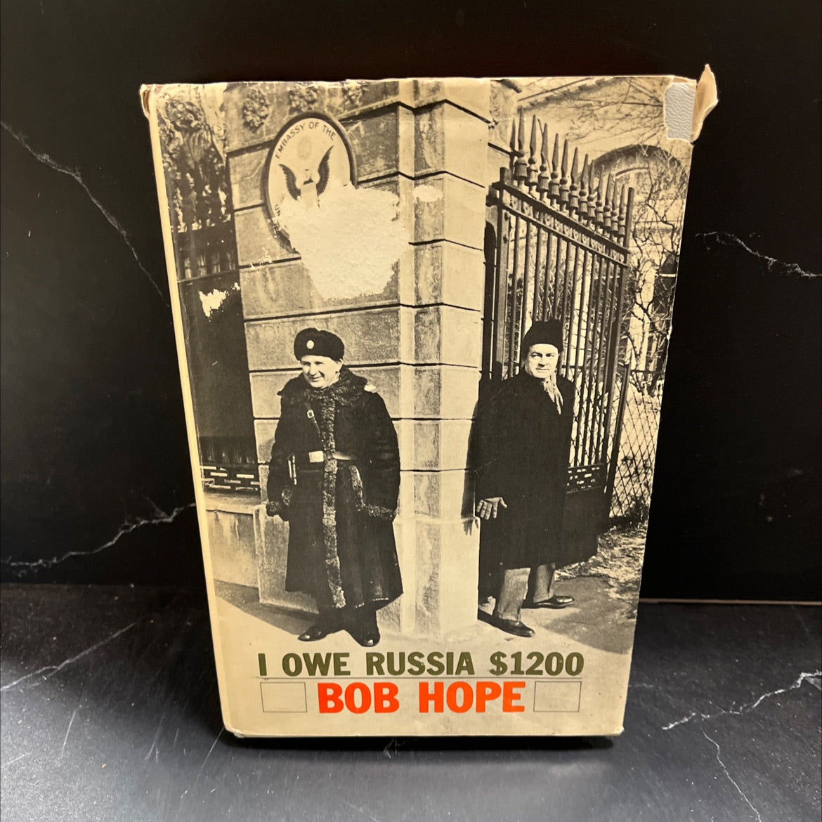 SIGNED the three iron book, by bob hope, 1963 Hardcover, Vintage image 1