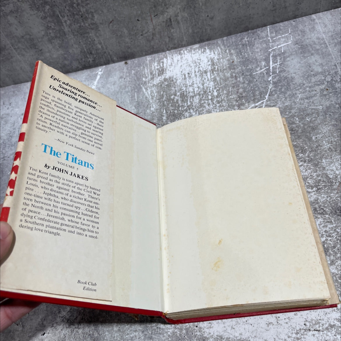 the titans book, by john jakes, 1976 Hardcover image 4