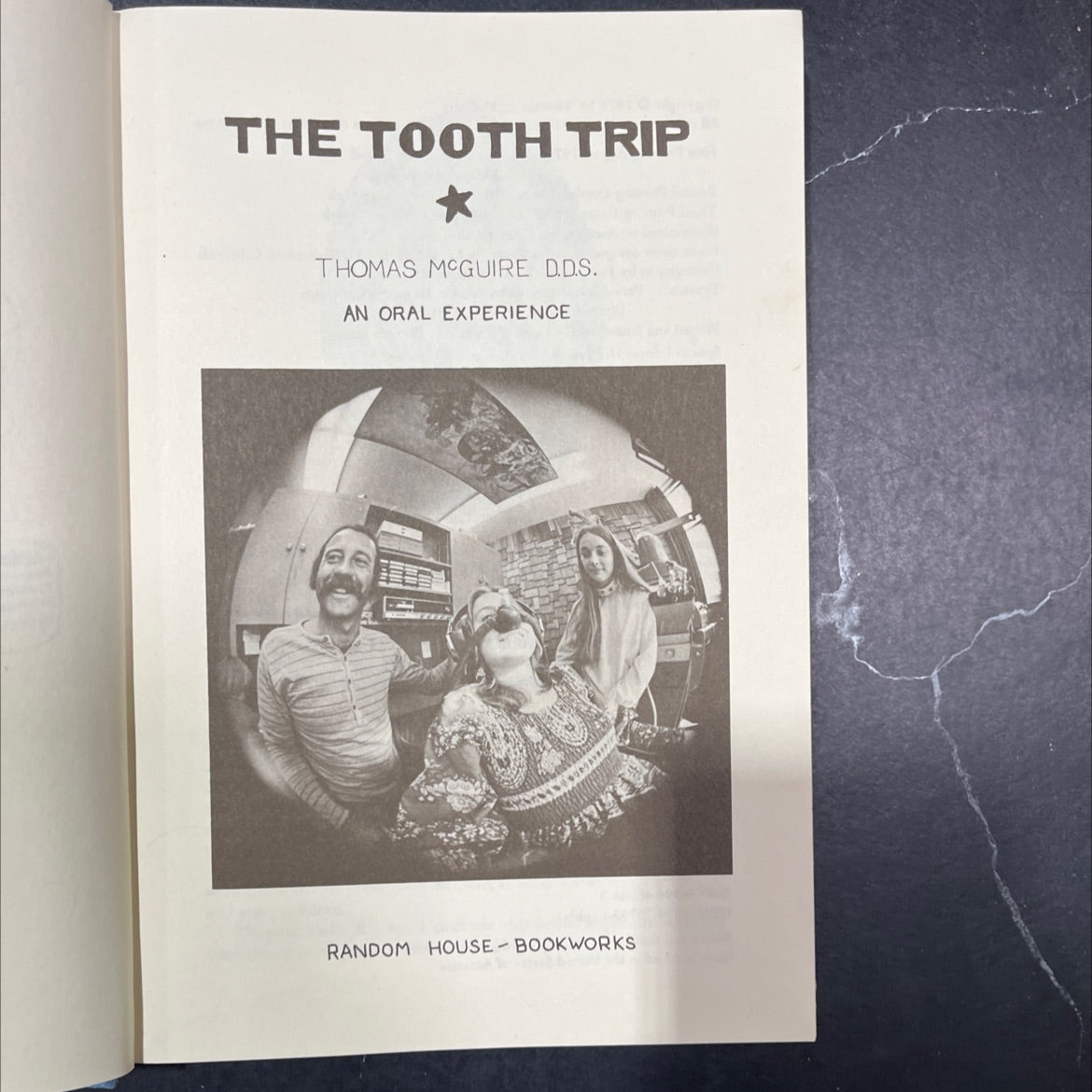 the tooth trip book, by thomas mcguire d.d.s., 1972 Hardcover image 2