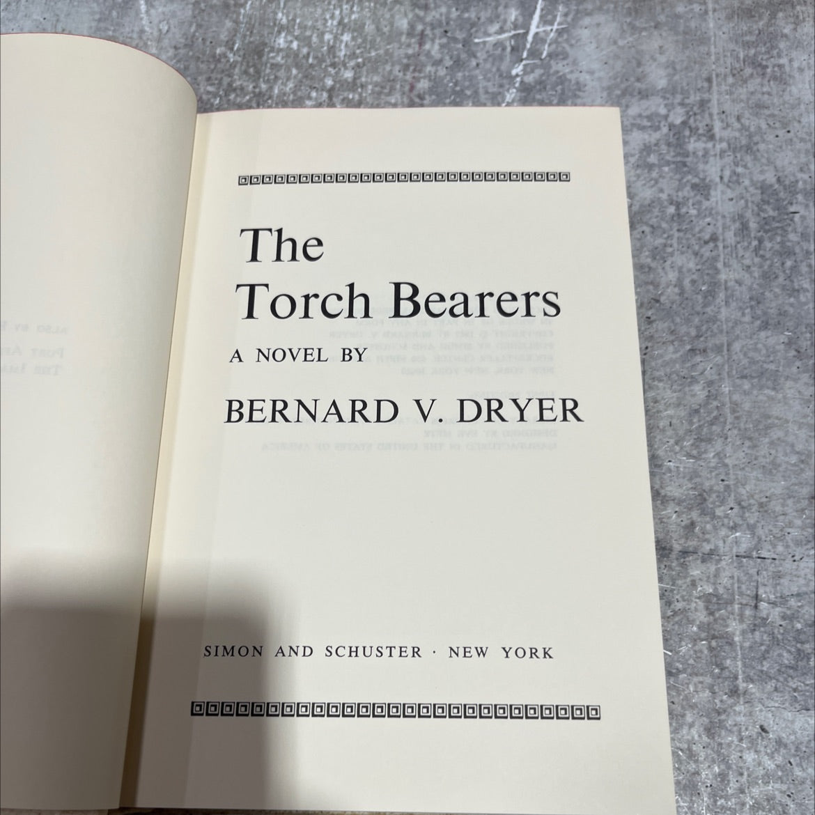 the torch bearers book, by bernard v. dryer, 1967 Hardcover image 2
